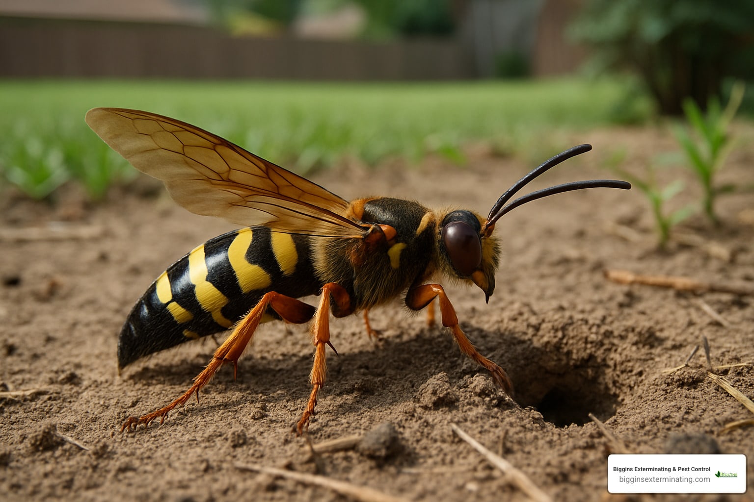 prevent cicada killer wasps