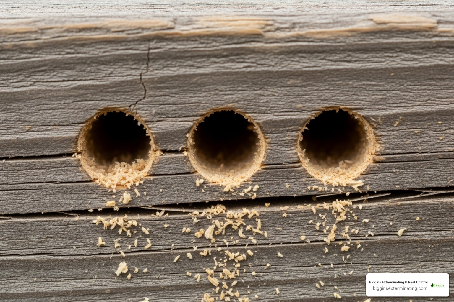 best way to fill carpenter bee holes